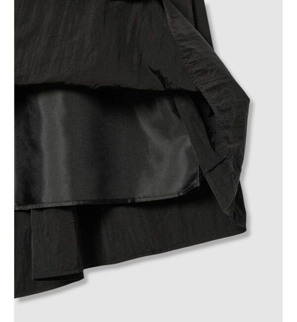 allureville「ナイロンタフタシャーリングスカート」|スカート|