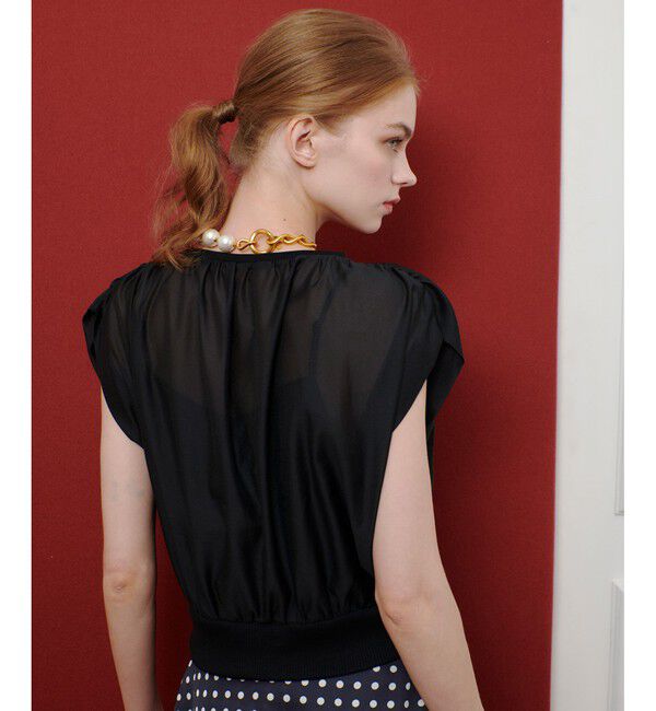 LOULOU WILLOUGHBY「【LOULOU WILLOUGHBY】キャミソールドッキングプルオーバー」|Tシャツ・カットソー|