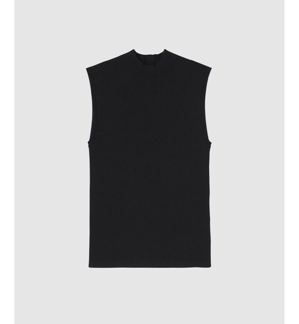 allureville「バック釦プルオーバー」|ニット・セーター|ブラック