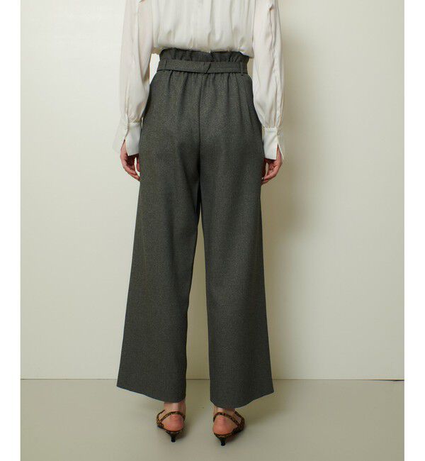 allureville「ウールライクフランネルヨークレスパンツ」|チノ|