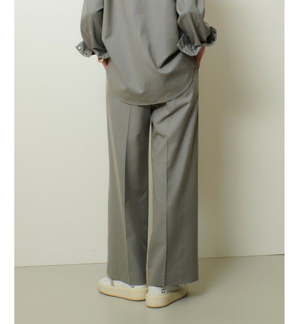 allureville「サキソニードットベルトパンツ」|スラックス|