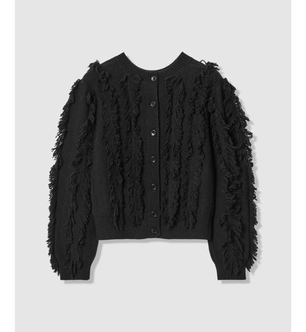 allureville「フリンジシャギー２WAYプルオーバー」|ニット・セーター|