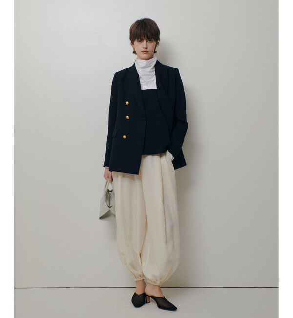 allureville「フィブリルポプリンバルーンパンツ」|チノ|