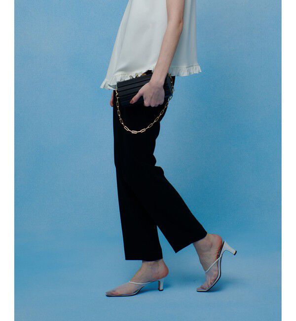 LOULOU WILLOUGHBY「【LOULOU WILLOUGHBY】ハイバックテーパードパンツ」|スラックス|