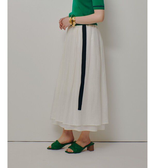 allureville「カールマイヤーギャザースカート」|スカート|