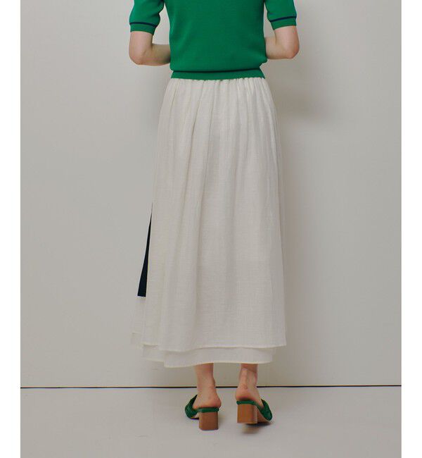 allureville「カールマイヤーギャザースカート」|スカート|