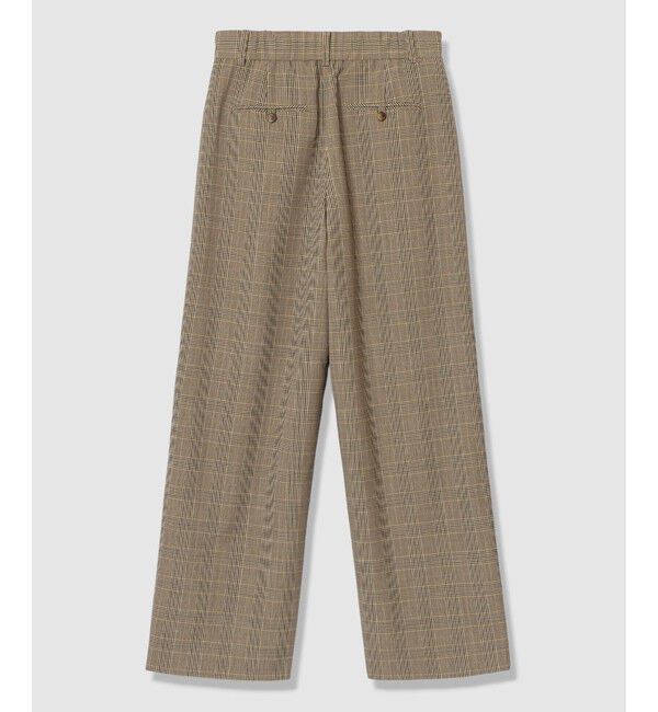 allureville「ディープタックチェックパンツ」|チノ|