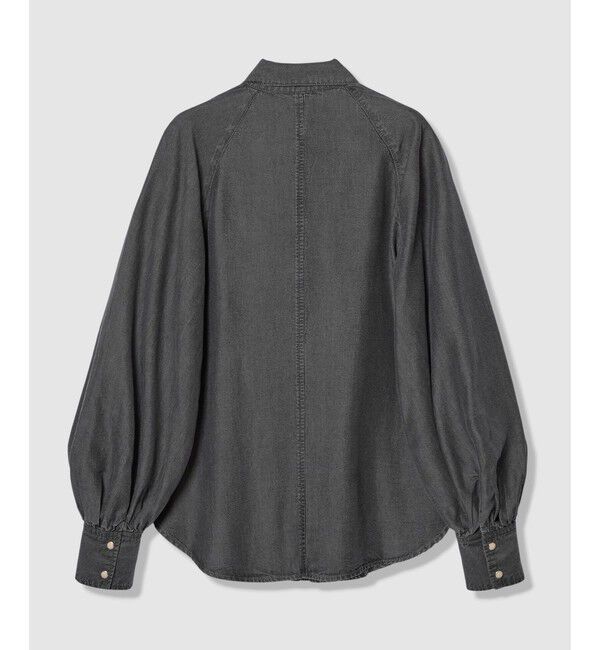 allureville「〈WEB・一部店舗別注〉デニムボウブラウス」|シャツ・ブラウス|