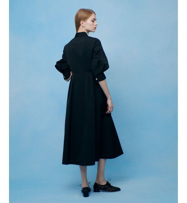 LOULOU WILLOUGHBY「【LOULOU WILLOUGHBY】タックパフシャツワンピース」|ワンピース|