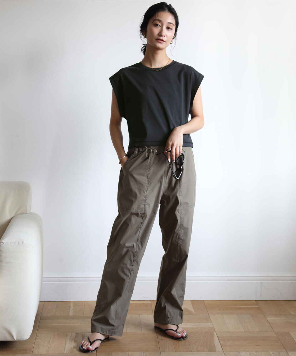 ur's「汗染み防止ワイドスリーブTシャツ」|Tシャツ・カットソー|