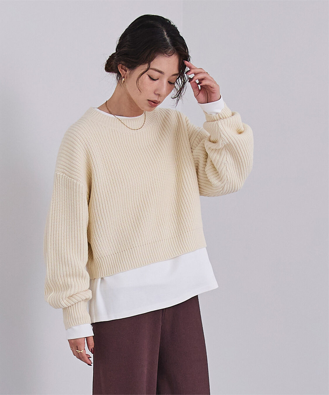 ur's「ベーシックロングTシャツ」|Tシャツ・カットソー|