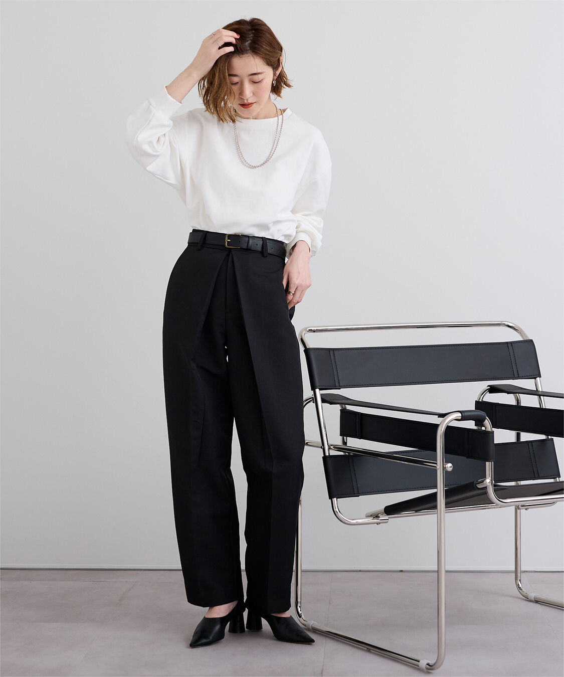 ur's「ベーシックロングTシャツ」|Tシャツ・カットソー|