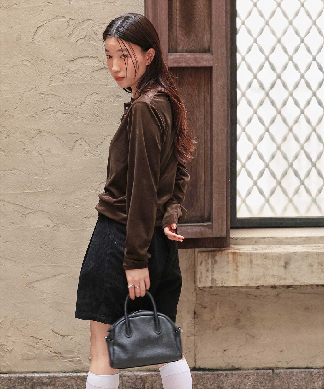 titivate「シアーベロアカーディガン」|カーディガン|