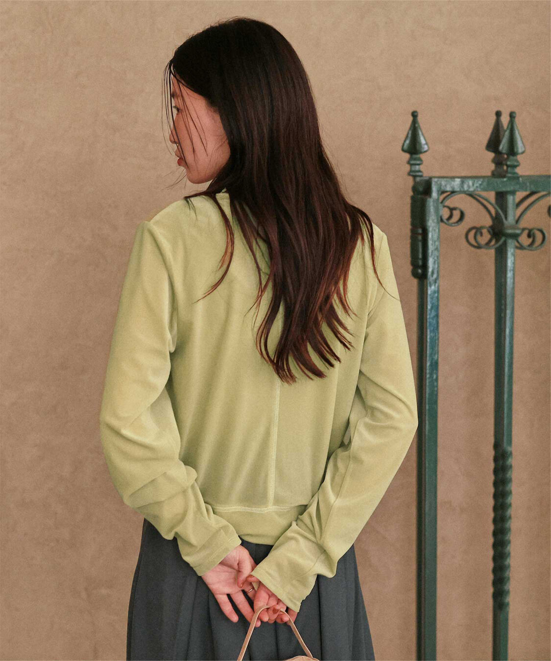 titivate「シアーベロアカーディガン」|カーディガン|