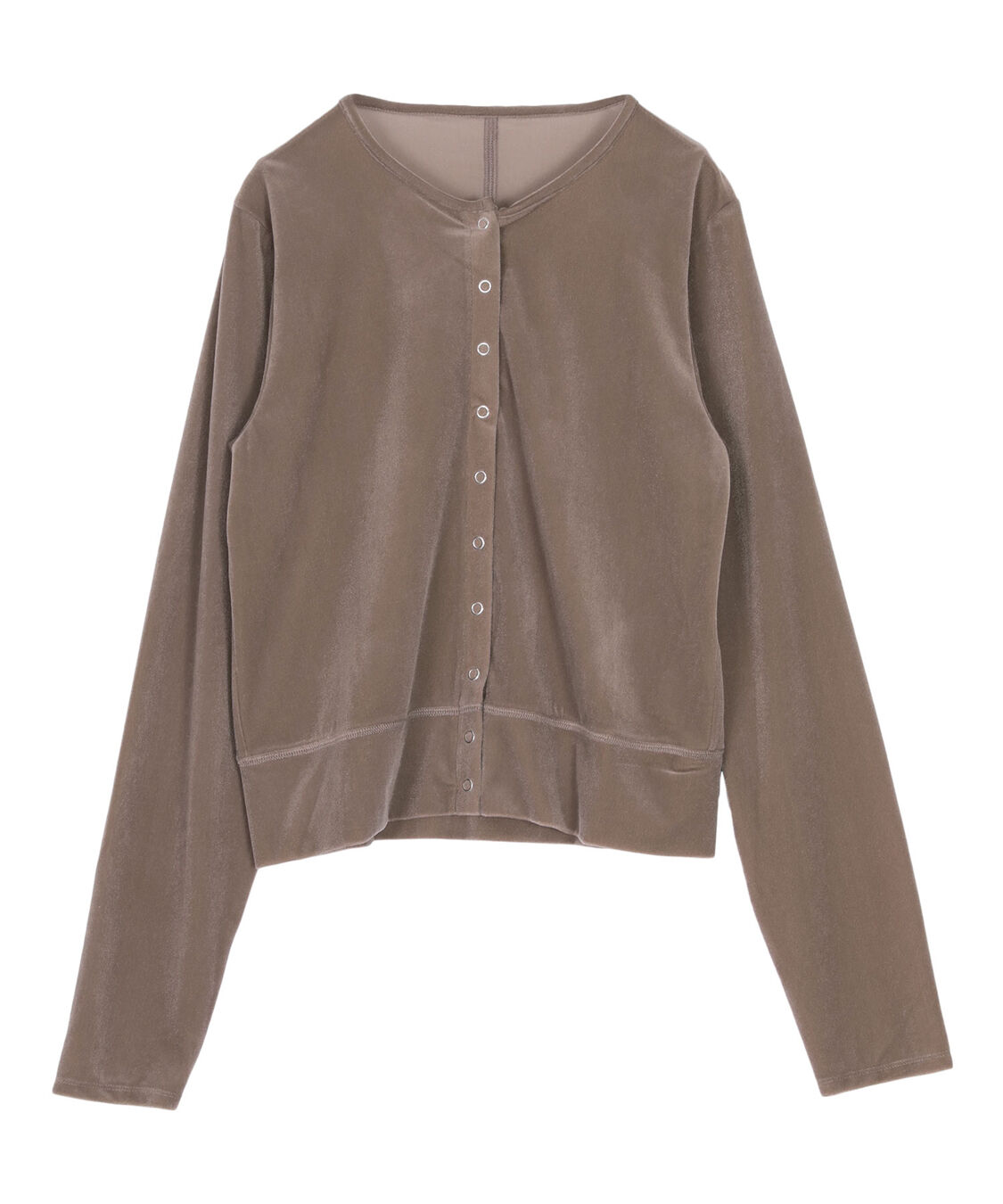 titivate「シアーベロアカーディガン」|カーディガン|