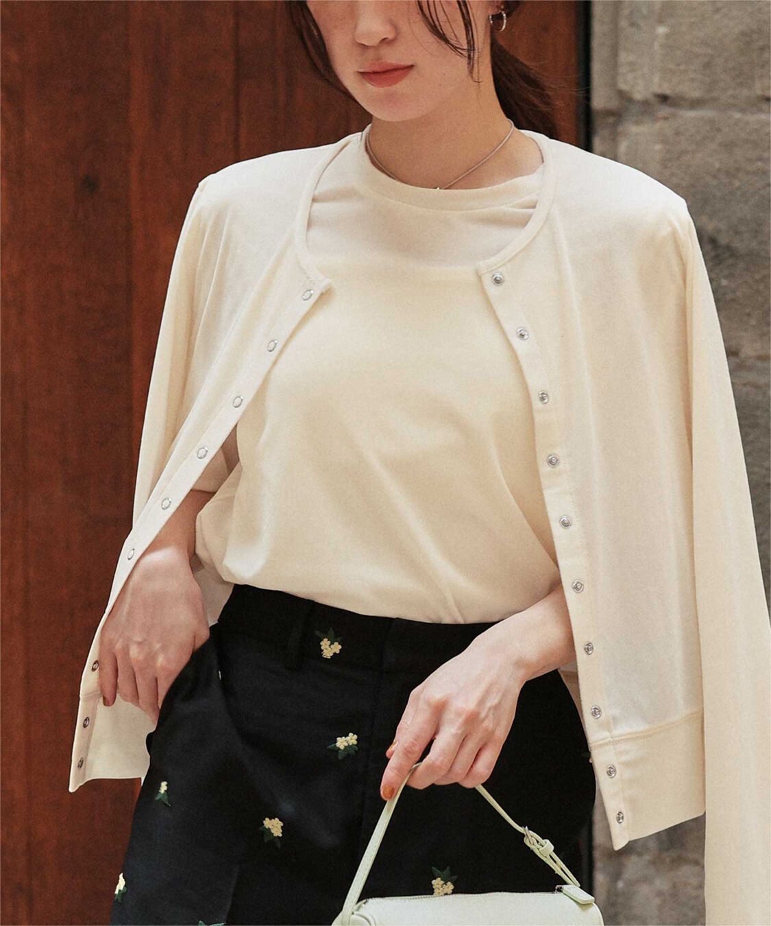 titivate「シアーベロアカーディガン」|カーディガン|