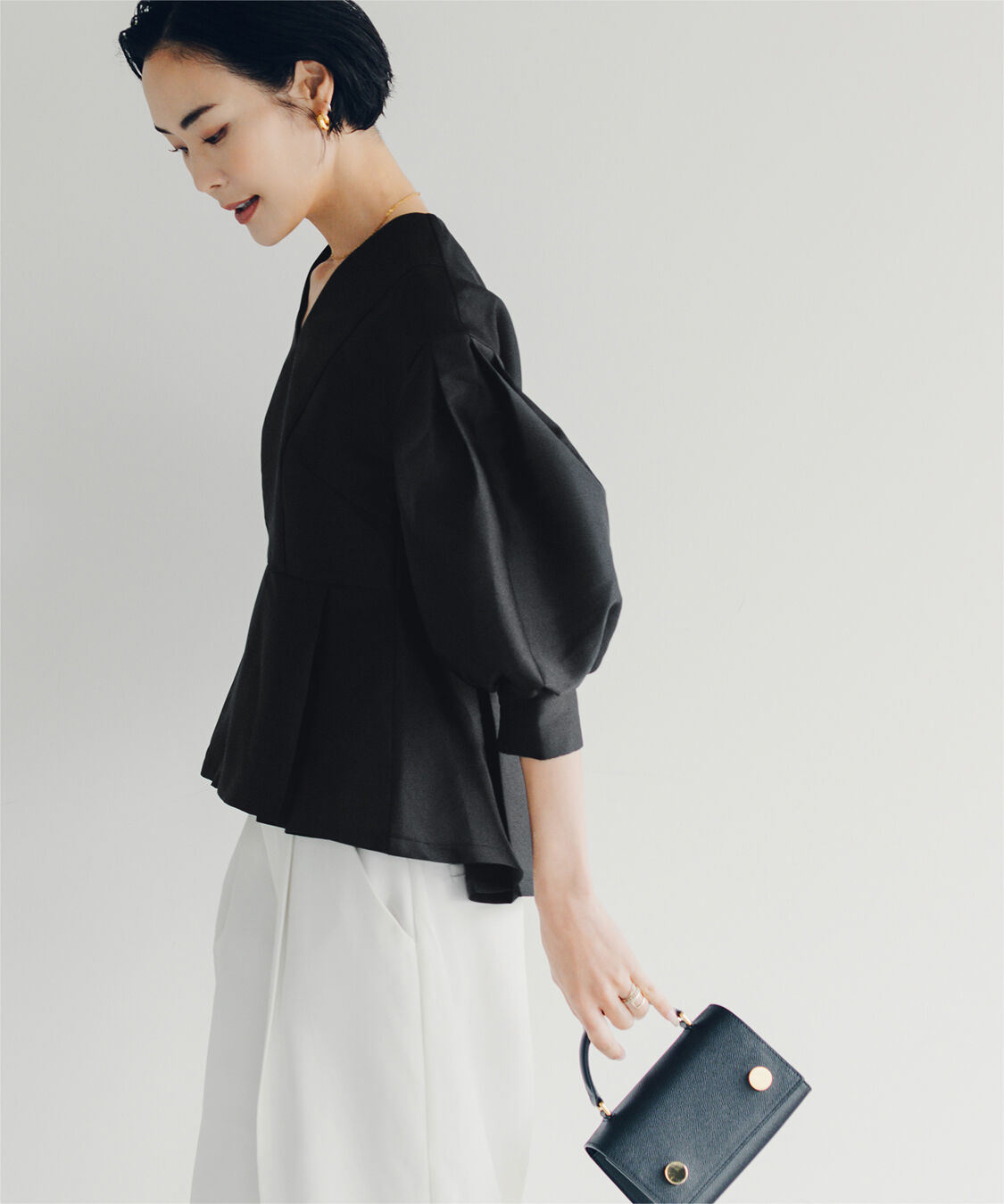 ur's「【小林有里さんコラボアイテム】ボリュームスリーブプルオーバー」|シャツ・ブラウス|