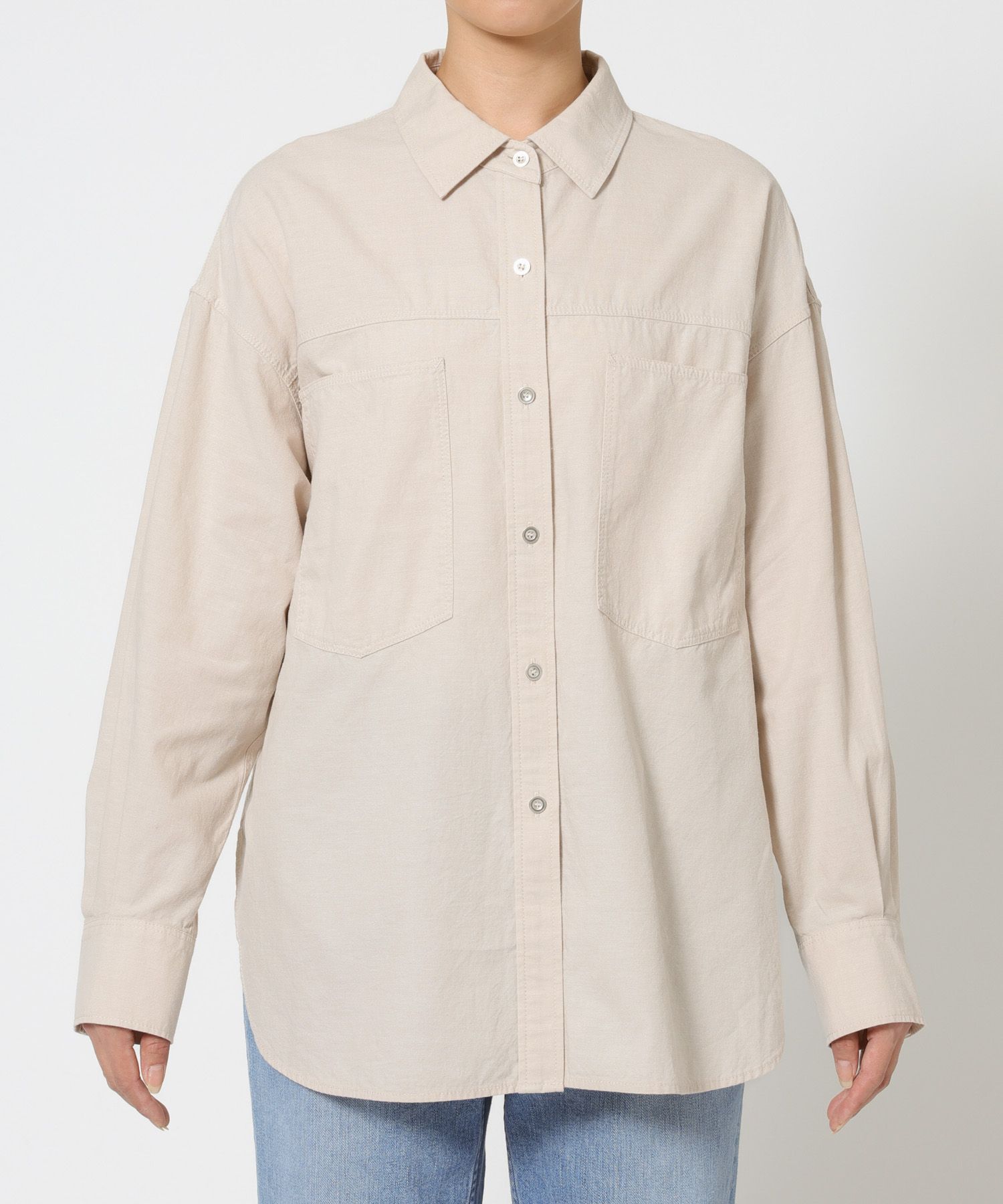 BABYLONE「シャンブレーワークシャツ」|シャツ・ブラウス|