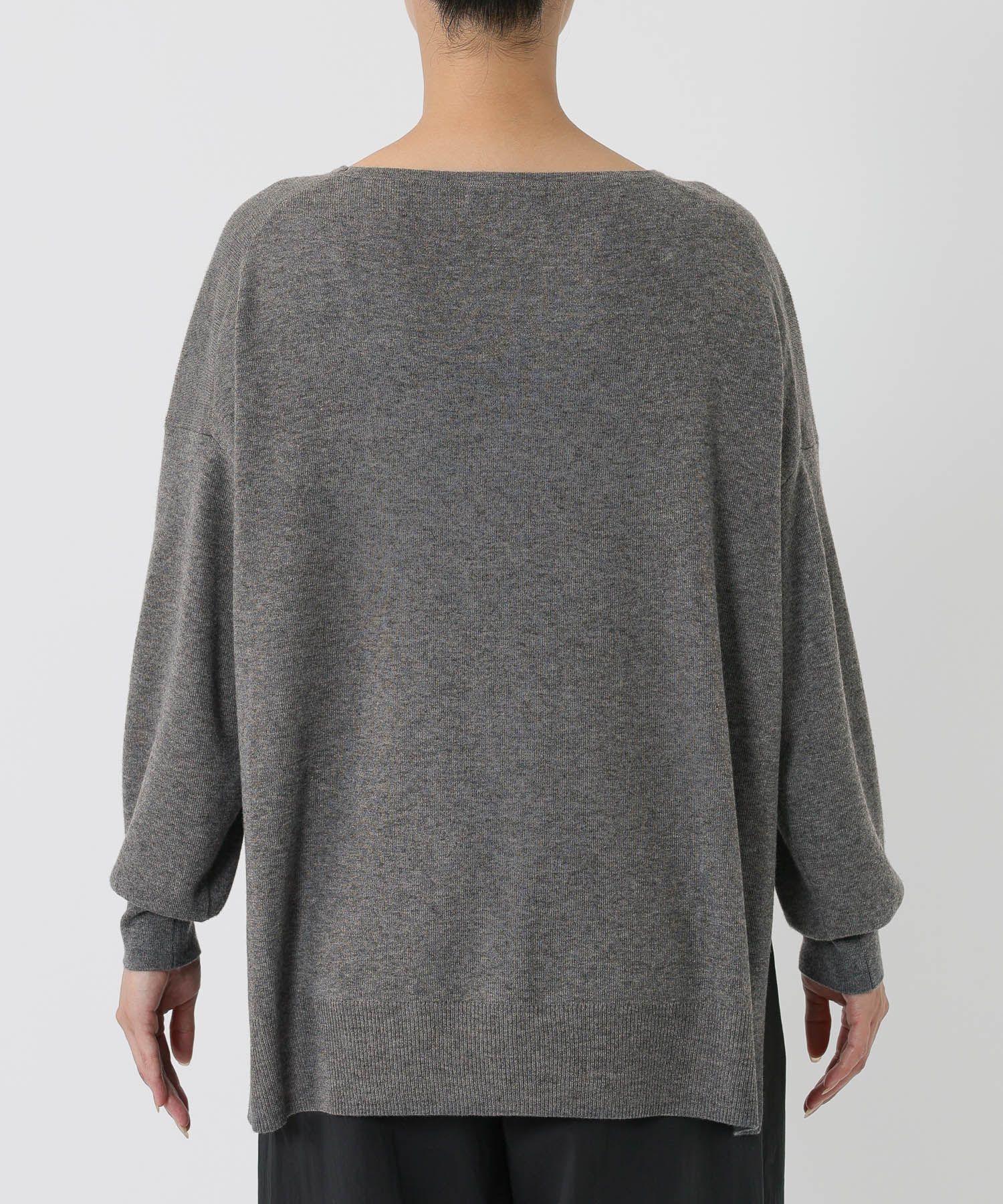 BABYLONE「ボートネックポンチョニット」|ニット・セーター|