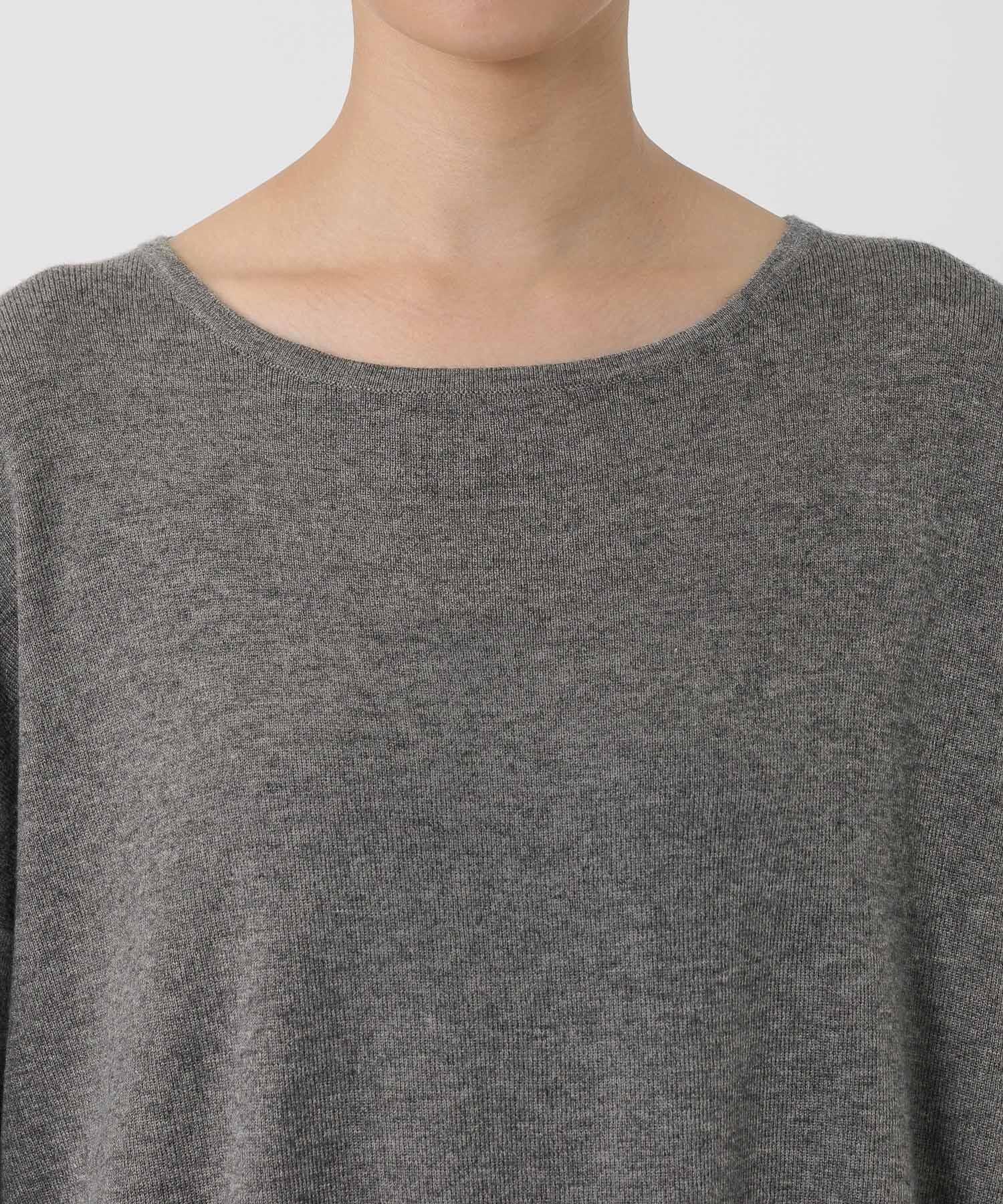 BABYLONE「ボートネックポンチョニット」|ニット・セーター|