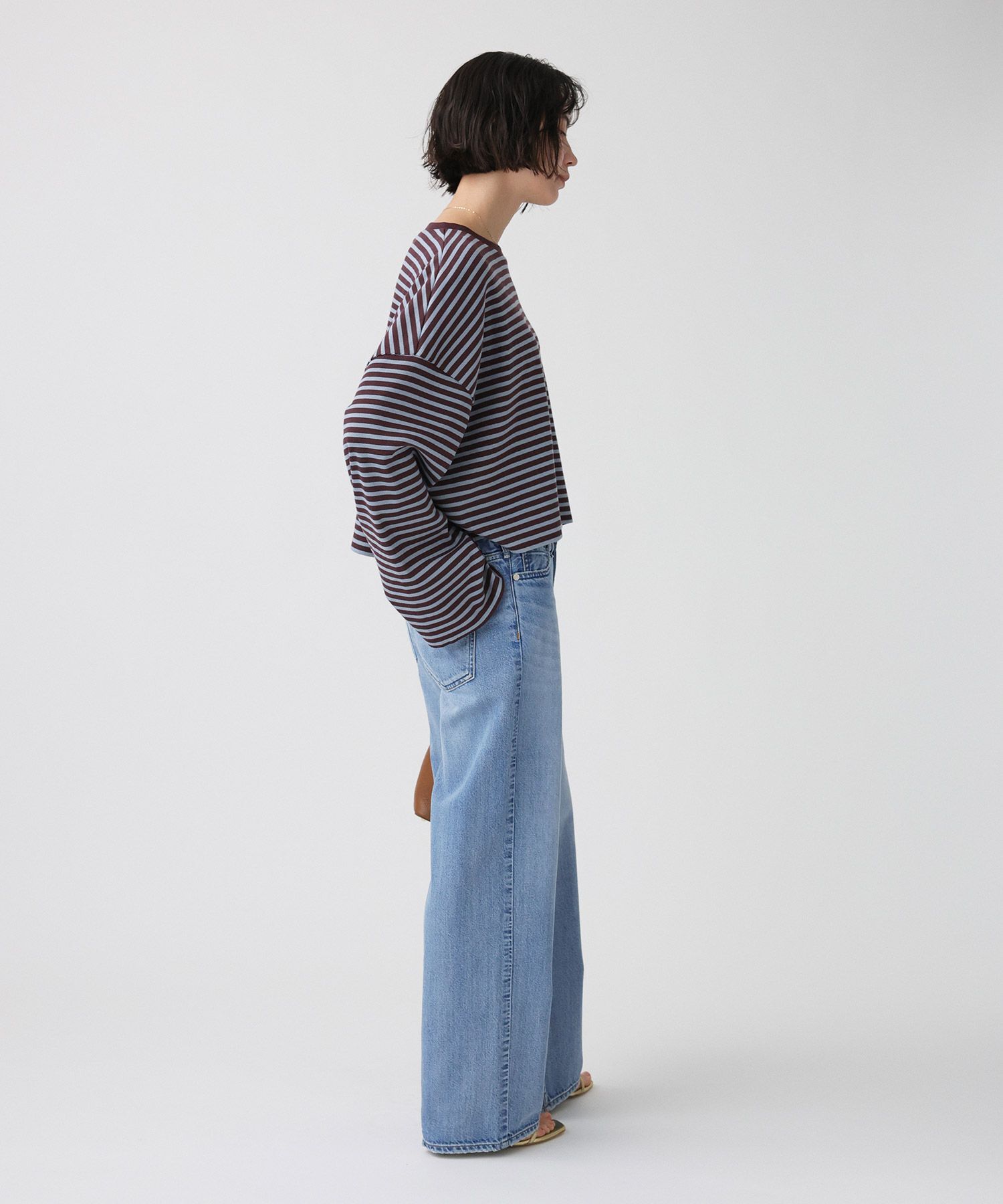 BABYLONE「【大屋夏南さんコラボアイテム】ボーダーロンT」|Tシャツ・カットソー|