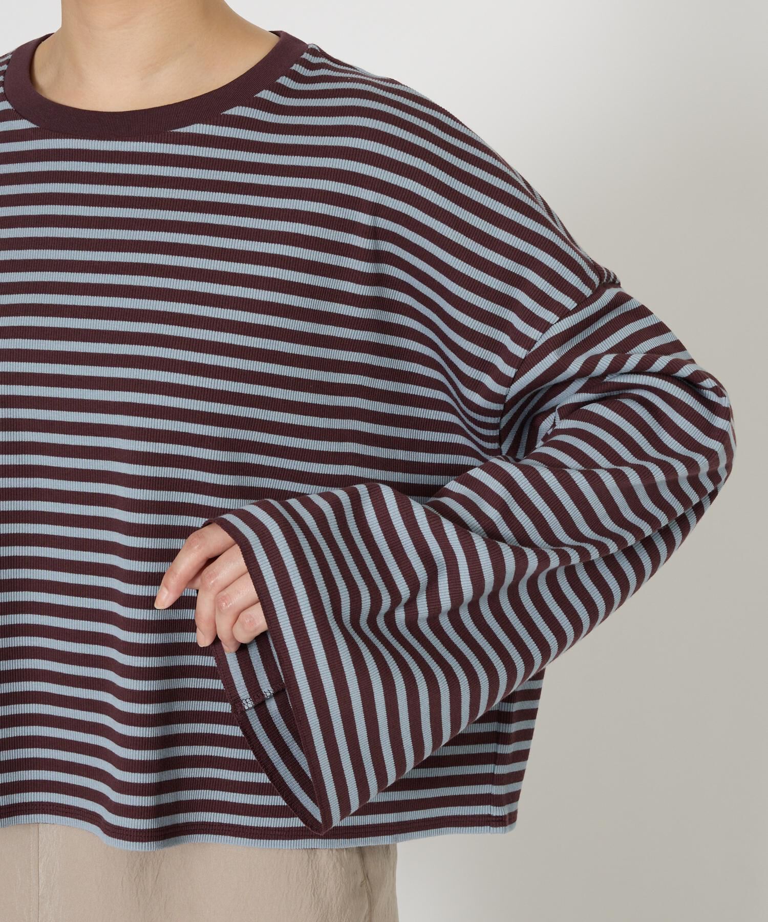 BABYLONE「【大屋夏南さんコラボアイテム】ボーダーロンT」|Tシャツ・カットソー|