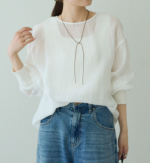  「【新色登場】レイヤードプルオーバーブラウス」|プルオーバー|