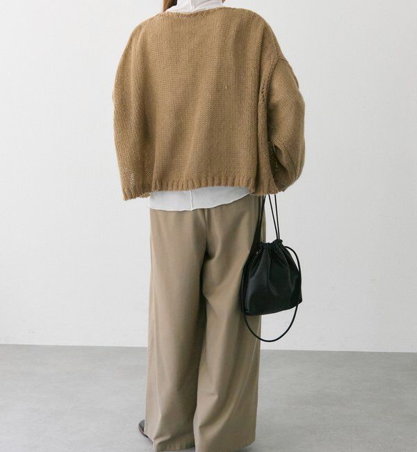  「コットンレーヨンツータックワイドパンツ」|その他|