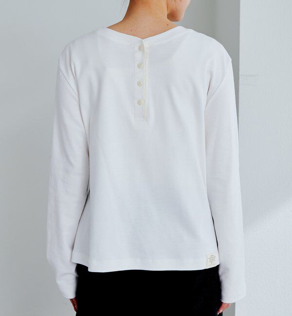  「スムース起毛2WAYヘンリーネックカットソー」|プルオーバー|