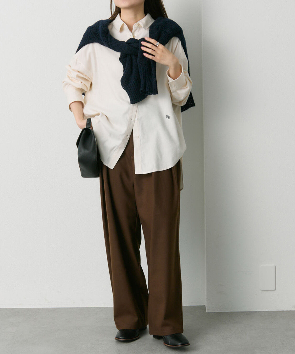  「起毛オーバーシャツブラウス」|シャツ・ブラウス|