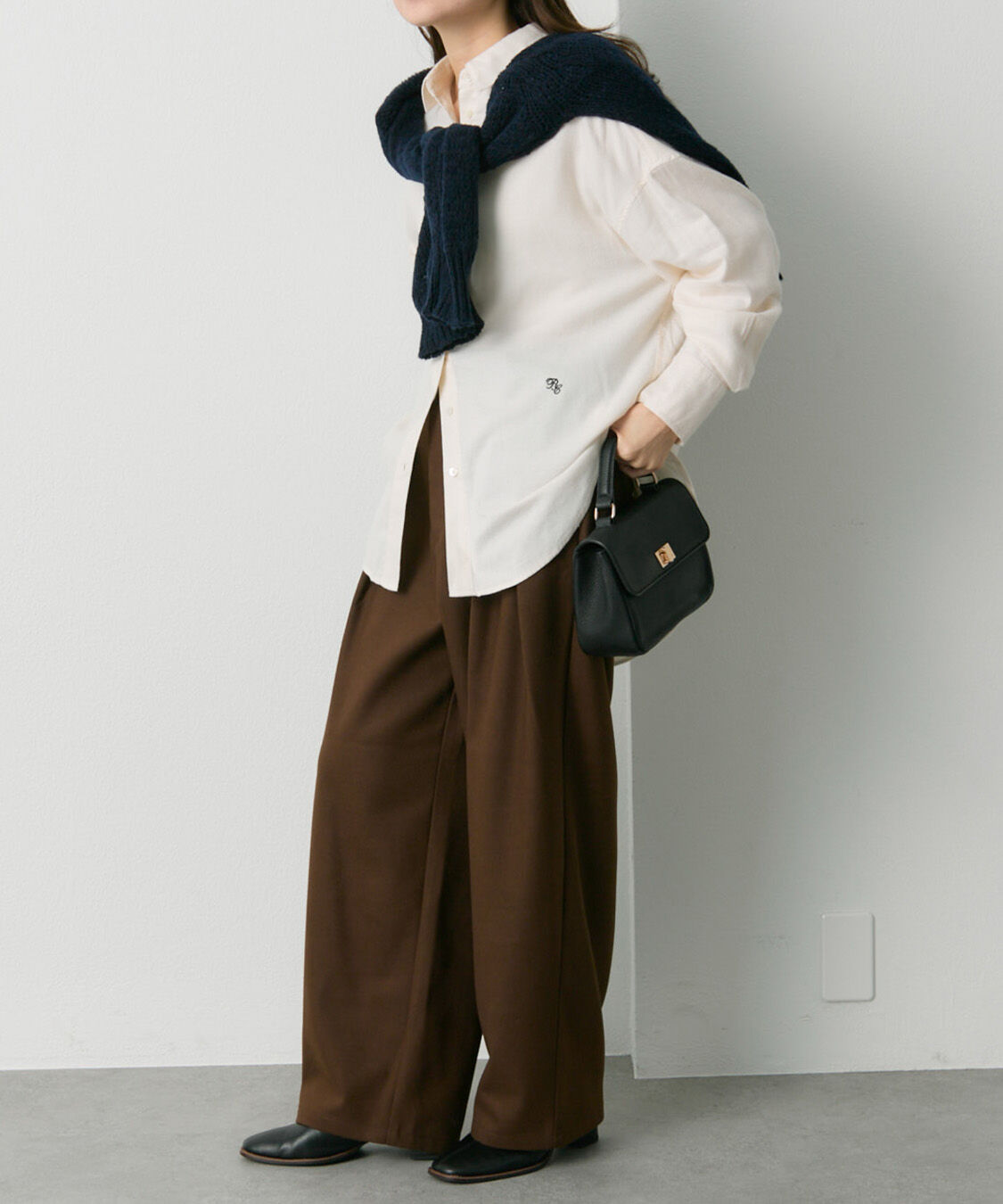  「起毛オーバーシャツブラウス」|シャツ・ブラウス|