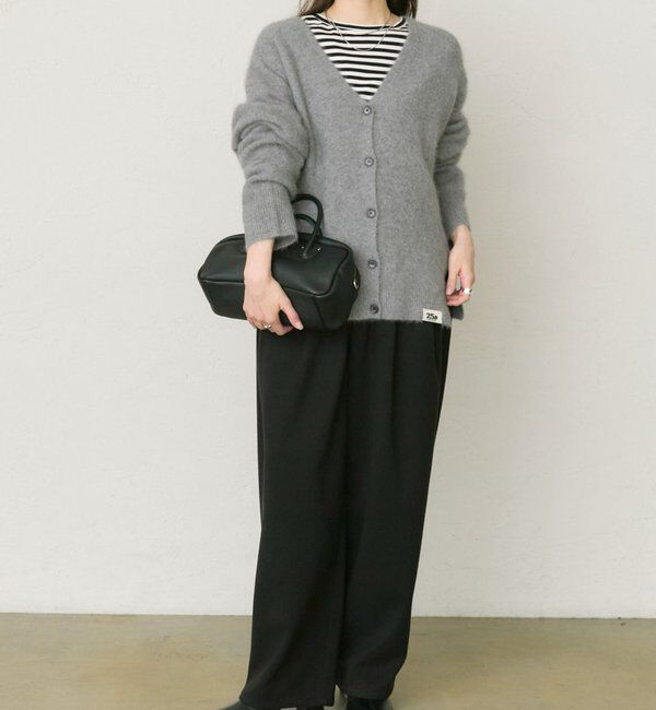  「【25th】FOXウールニットVネックカーディガン」|カーディガン|