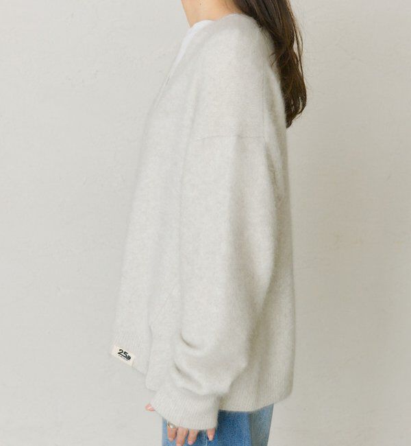  「【25th】FOXウールニットVネックカーディガン」|カーディガン|