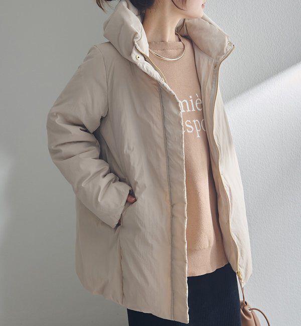  「ボリュームカラーダウンジャケット」|テーラードジャケット|