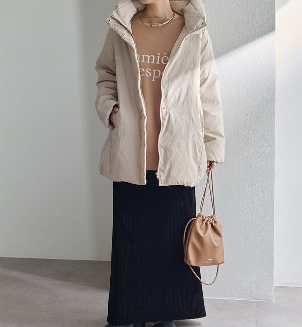  「ボリュームカラーダウンジャケット」|テーラードジャケット|