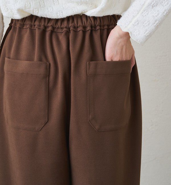  「ストレッチ起毛コクーンパンツ」|その他|