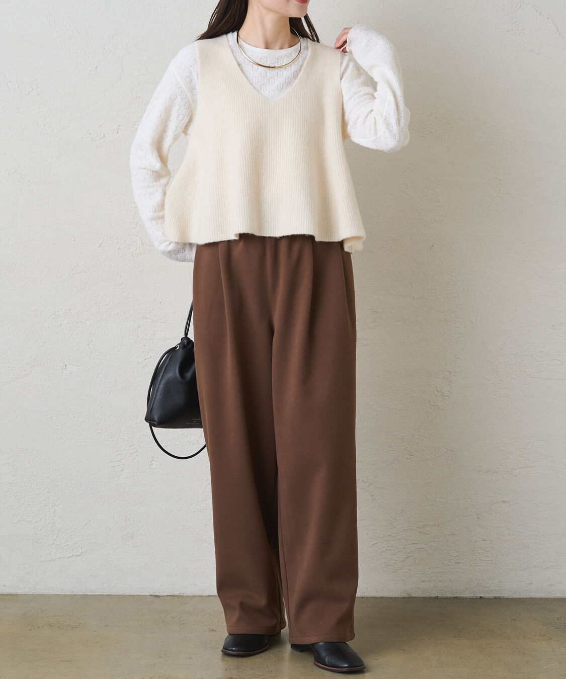  「ストレッチ起毛コクーンパンツ」|その他|