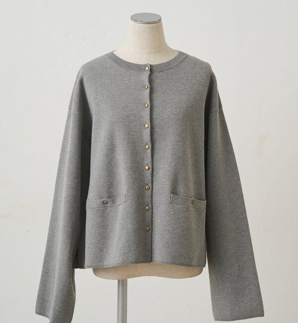  「【手洗い可能】ミラノリブニットカーディガン」|カーディガン|
