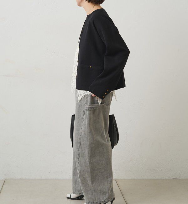  「【手洗い可能】ミラノリブニットカーディガン」|カーディガン|