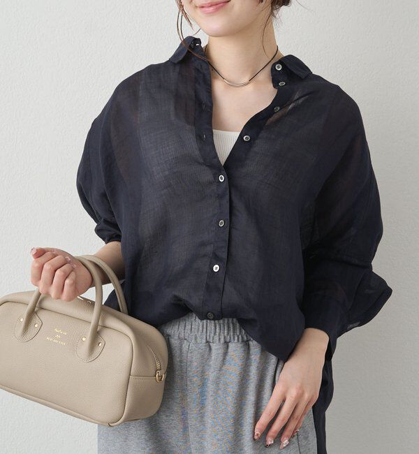  「【新色登場/リバイバル】ラミーオーバーシャツブラウス」|シャツ・ブラウス|