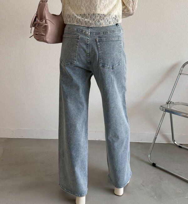  「〈S・Mサイズ展開〉ストレッチワイドデニム」|その他|