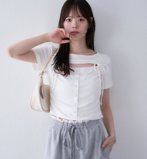  「レーススウェットカーブパンツ」|その他|