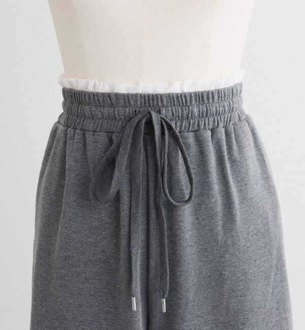  「レーススウェットカーブパンツ」|その他|