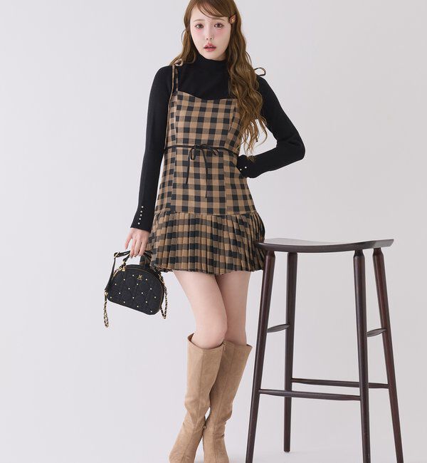  「肩リボンジャンスカ」|ワンピース|