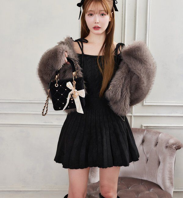  「フェイクファーショートブルゾン」|ダウンベスト・ベスト|