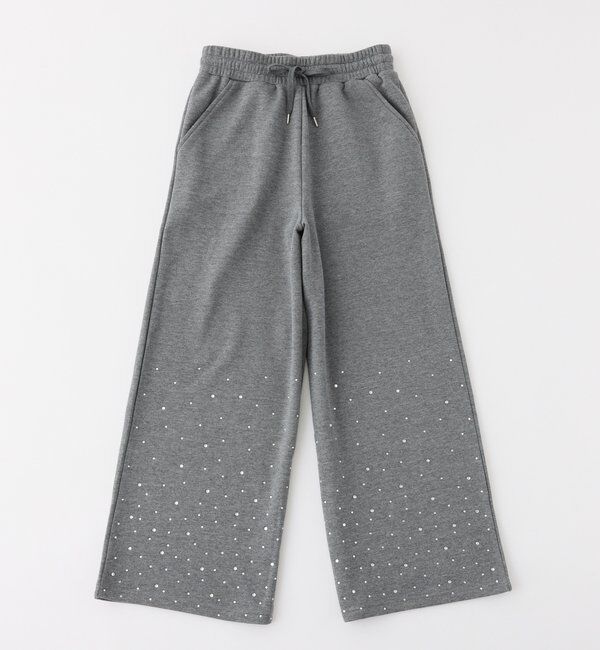  「【セットアップ可能】ビジューカットパンツ」|その他|