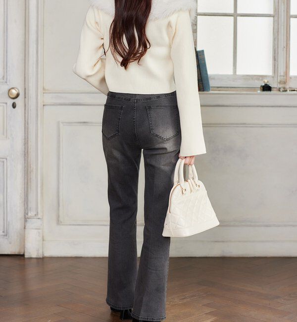  「美脚ラインストーンデニムパンツ」|その他|