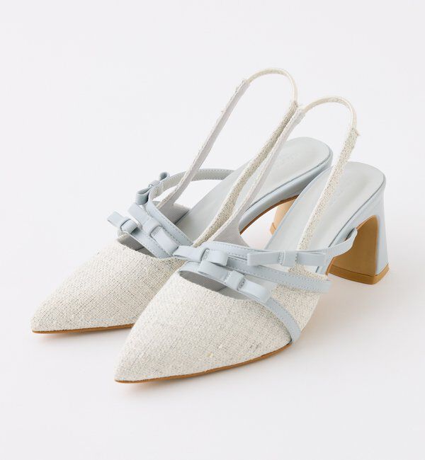  「リボンミュール/サックスツイード」|その他|