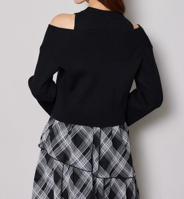  「カーデセットドッキングティアードワンピ」|ワンピース|