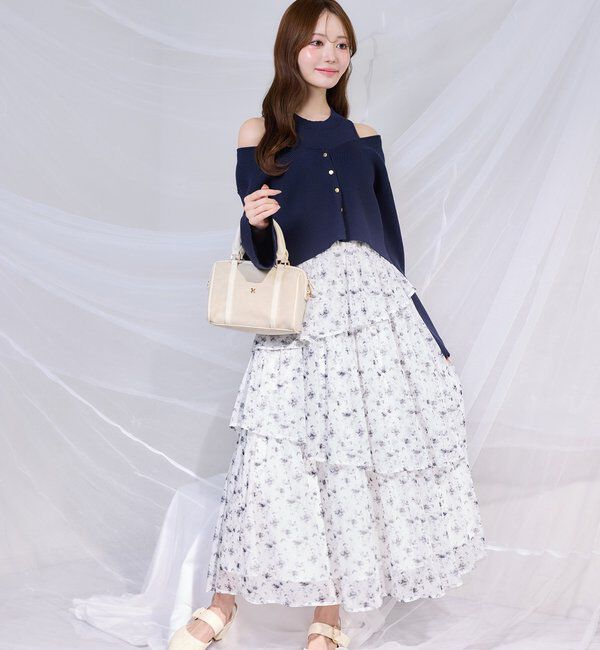  「カーデセットドッキングティアードワンピ」|ワンピース|